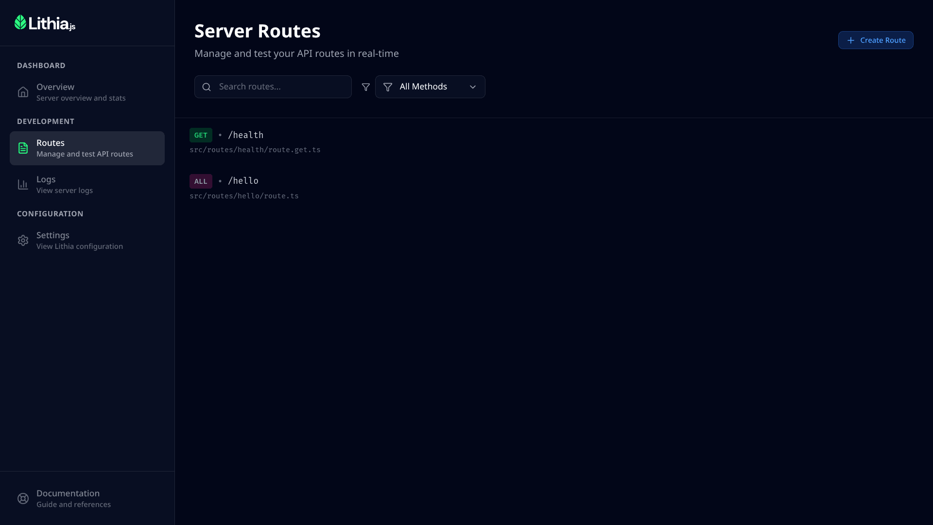 Lithia Studio Route Explorer